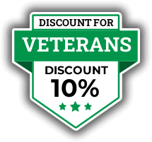 10% discount for veterans