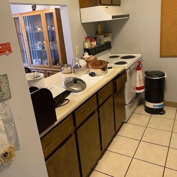 After: the same home cleared and cleaned by High Plains Restoration